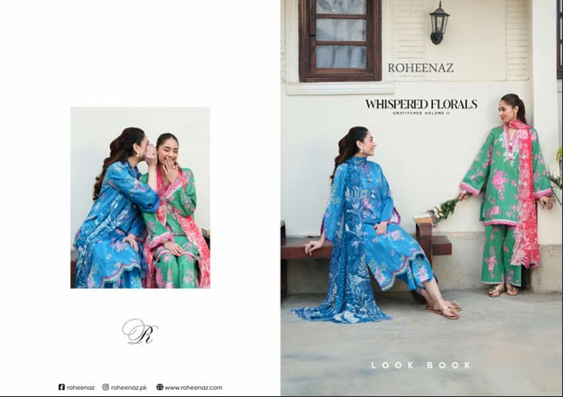 ROHEENAZ WHISPERED FLORAL UNSTITCHED VOL. II